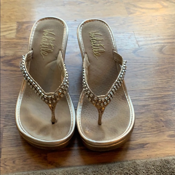volatile rhinestone sandals